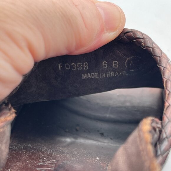 Cole Haan Vintage Woven Leather Slingback Sandals | Boho Heels | Size 6B - Picture 11 of 11